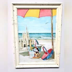 Disney Sand Castle Painting Print 15 x 11